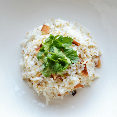 Coconut Sesame Rice